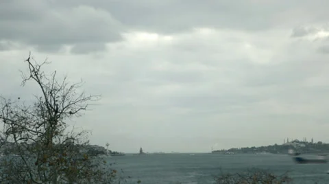 Time Lapse Bosphorus Stock Footage 33609633