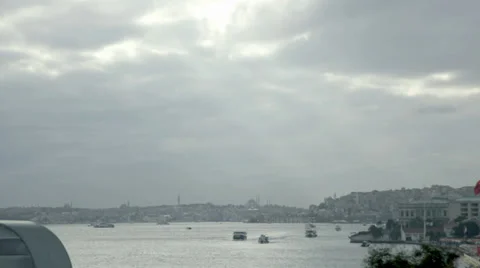 Time Lapse Bosphorus Stock Footage 33636847