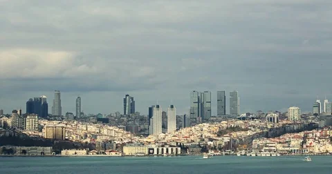 Time lapse bosphorus Stock Footage 84688270