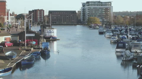 Time Lapse: Brayford Pool 4K Stock Footage 42952574