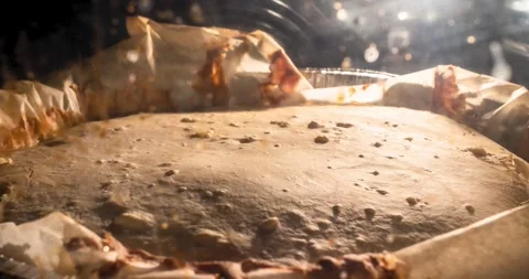 Time lapse of bread baking in the oven Stock Footage 242628345