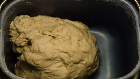 Time lapse of a bread machine while the dough rises Stock Footage 99959000