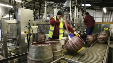 Time lapse of brewery Stock Footage 21014691