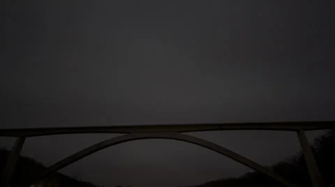 Time Lapse - The Bridge and The Moon Stock Footage 39517049