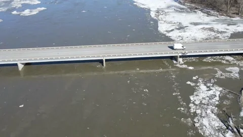 Time lapse of a bridge in North Bend Nebraksa Stock Footage 149538376