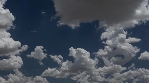 Time lapse of building clouds on a summer day Stock Footage 278293933