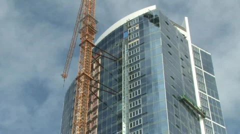 Time Lapse Building Construction Stock Footage 281486