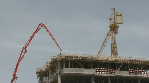 Time lapse building under construction Stock Footage 532795