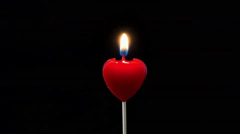 Time lapse of burning candle 4K Stock Footage 47212725