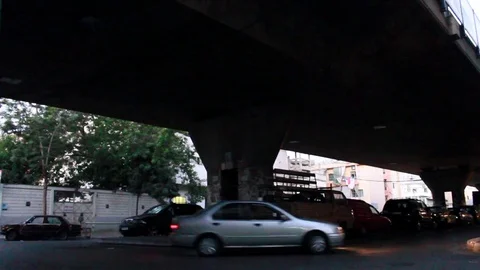 A Time-Lapse From a Busy Area in Beirut, Lebanon Stock Footage 76402423