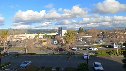 Time-Lapse of Busy Intersection in Union City, CA Stock Footage 235474108