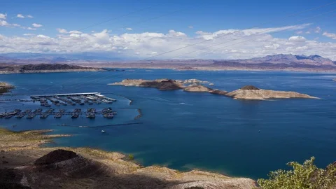 Time Lapse Busy Lake Stock Footage 108878252