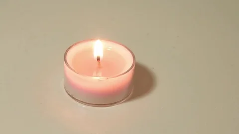 Time lapse of a candle Stock Footage 80322705
