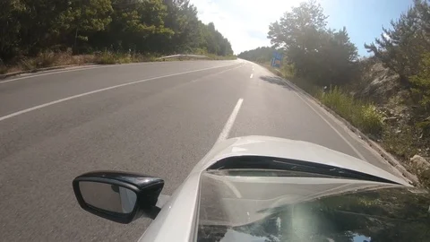 Time Lapse Of Car Driving Through Highway Stockbeeldmateriaal 101664464