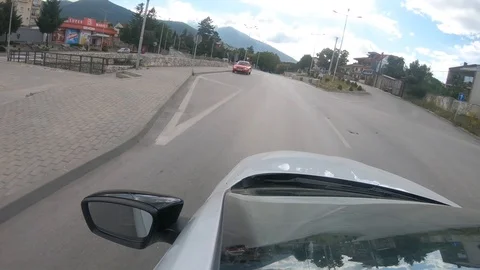 Time Lapse Of Car Driving Through The City Stock Footage 101664648