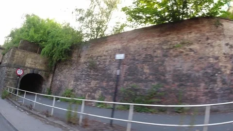 Time Lapse, Car Mounted Camera Street View of Sheffield City Tour Video stock 315409622