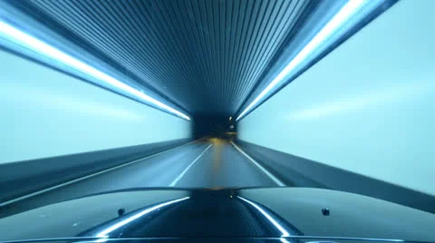 Time Lapse From Car Night Freeway drive  SF032GY Stock Footage 25172900