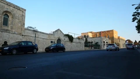 Time Lapse Of Car Traffic In Jerusalem, Israel 스톡 동영상 81901105