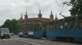 Time lapse of car traffic near to Matejko Square at Kleparz, Krakow, Poland HD Footage