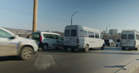 Time lapse of car traffic om bridge Stock Footage 171571930