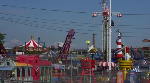 Time lapse carnival rides Video stock 41607227