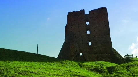 Time Lapse castle ruins Stock Footage 51917799