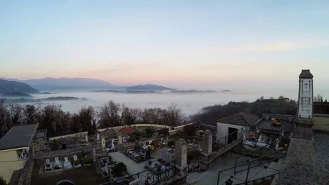 Time lapse on the cemetery Stock Footage 82018792