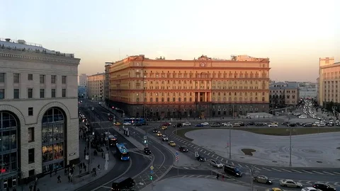 Time lapse center of Moscow Stock Footage 88404544