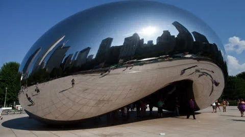 Time Lapse of The Chicago Bean -  4K - 4096x2304 Stock Footage 22473712