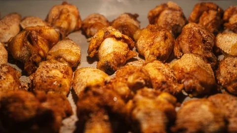 Time lapse chicken wings Stock Footage 167245475