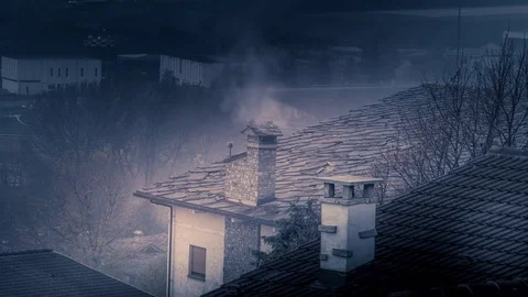 Time lapse chimney  Stock Footage 69838671