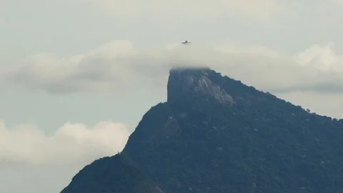 Time Lapse of Christ the Redeemer Statue in Rio de Janeiro, Brazil. Stock Footage 127456449