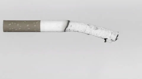 Time Lapse Cigarette Burning Stock Footage 52468333