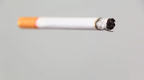 Time Lapse Cigarette Burning Stock Footage 52476540