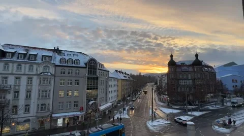 Time lapse in the city of Kassel Stock Footage 256923619