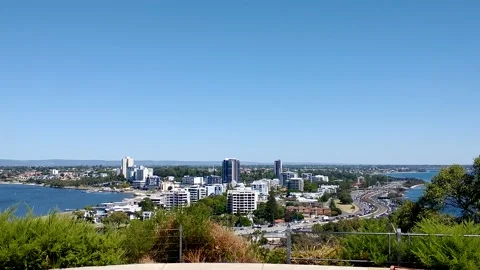 Time lapse City of Perth freeway 스톡 동영상 147699532