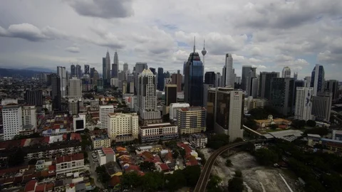 Time lapse city scape Stock Footage