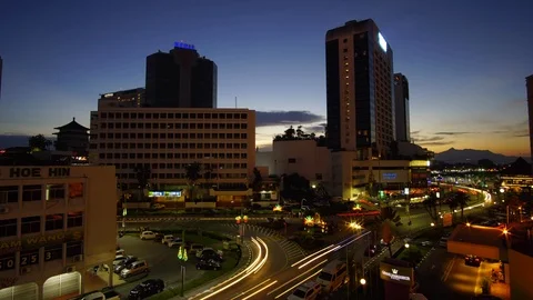 Time lapse city scape Stock Footage 104941683