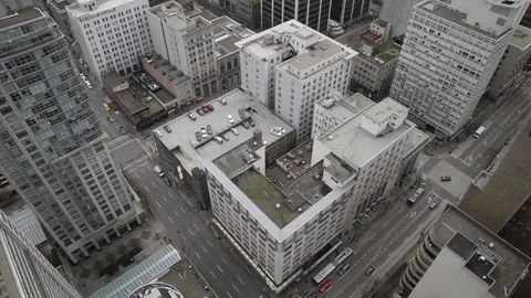Time lapse in the city, top view 스톡 동영상 72442930