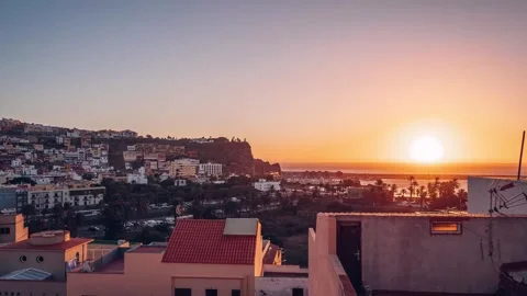 Time-Lapse City View from Home Stock Footage 315099623
