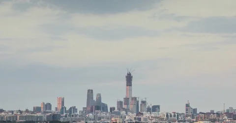 Time Lapse-cityscape of Beijing,China Stock Footage 78769095