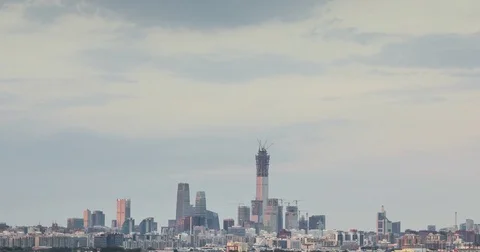 Time Lapse-cityscape of Beijing,China Stock Footage 79285562