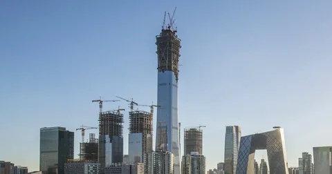 Time Lapse-cityscape of Beijing,China Stock Footage 79289946