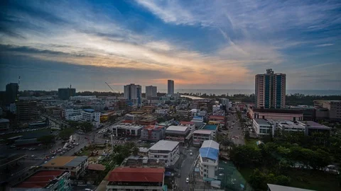 Time lapse cityscape Stock Footage 124824027