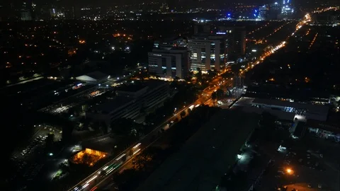 Time lapse of cityscape in Manila Stock Footage 102935565