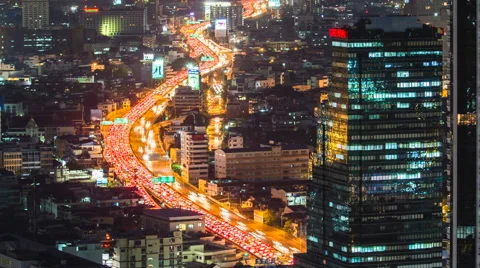 TIME LAPSE CITYSCAPE SKYLINE Stock Footage 49281846