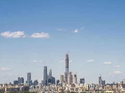 Time Lapse - cityscape,Beijing,China Stock Footage 76362851