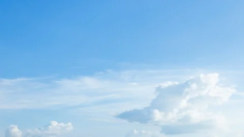 Time-lapse clear blue sky with cloud scape Vidéo 121193918