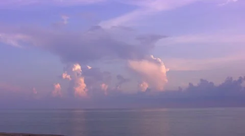 Time lapse clip of evening clouds (1080p) Stock Footage 10732060