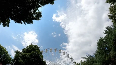 Time lapse clip of white clouds Stock Footage 153613014